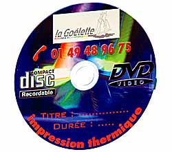 cd vierge personnalise impression thermique