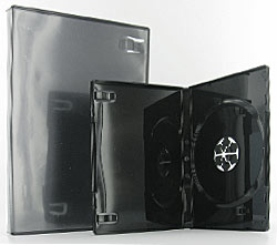 mini boitier DVD 8cm noir tiny case