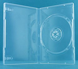 mini boitier DVD 8cm transparent tiny case